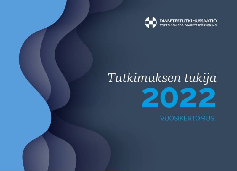 Diabetestutkimussäätiön vuosikertomuksen 2022 kansi